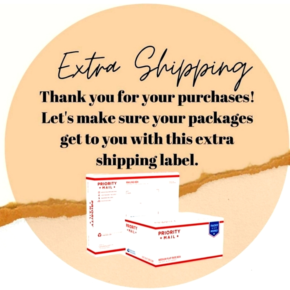 ADDITIONAL SHIPPING LABEL for LARGE WEIGHT 9-10 POUND